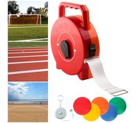 Enjoyard Lignes de Terrain de Football - Largeur : 4 cm - Lignes de Badminton Court - Marquage du Terrain de Jeu - Lignes de juridiction réglables - Football multijoueur - Entraînement de Combat