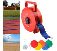 Enjoyard Lignes de terrain de football - Largeur : 4 cm - Lignes de badminton Court - Marquage du terrain de jeu - Lignes de juridiction réglables - Entraînement de football multijoueur - Entraînement