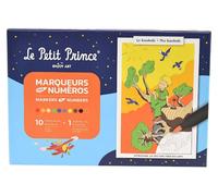 ENJOYART - Kit Marqueurs aux Numéros Le Petit Prince™ Baobab - Coloriage Créatif avec Marqueurs Acryliques Graph’it Flow à Pointe Pinceau