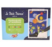 ENJOYART - Kit Marqueurs aux Numéros Le Petit Prince™ Planètes - Coloriage Créatif avec Marqueurs Acryliques Graph’it Flow à Pointe Pinceau