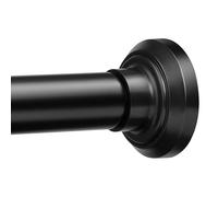 ENJOYBASICS Tringle à rideau de douche noir mat pour salle de bain 81,3 à 183 cm