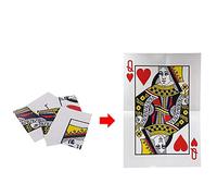 Enjoyer Cassé Q Restaurer Carte Tours de Magie Illusions de scène Cartes Magic Cartes Gimmick Mentalisme Accessoires Magicien Jumbo Poker Récupérer