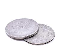 Enjoyer Flipper Pièce de monnaie de demi dollar pour tours de magie professionnels Flipper Coin Morgan