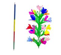 Enjoyer Vanishing Cane To Flower (21 fleurs) Magic Tricks Canne en métal Vanishing Cane Stage Flower Comédie Magicien Props Classic Magic Illsuions