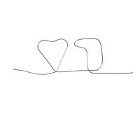 Enjoyer WireGram Accessoires de magie en métal pour tours de magie et mentalisme Grand cœur 7