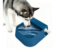 Enjoying Bol d'eau pour Chien avec Flottant, Boyeur Chien Automatique, Distributeur d'eau pour Animaux de Compagnie Chats Poulets Lapin Chèvre, 2L