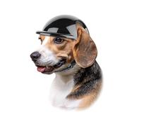 Enjoying Casque de moto pour chien avec trous pour les oreilles - Casque de sécurité pour chiens de petite et grande taille - Taille M