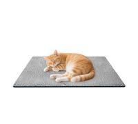 Enjoying Lit auto-chauffant pour chat, 61 x 45,7 cm, rectangulaire pour chaton et petit chien, tapis non électrique auto-chauffant pour intérieur et extérieur, fond antidérapant, housse amovible