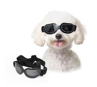 Enjoying Lunette pour Chien Anti-UV Anti-Neige Lunettes pour Petit Chien Chiot Chat Lunettes de Protection, Noir