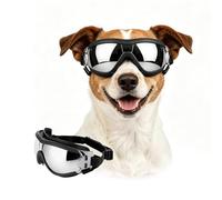 Enjoying Lunettes de soleil pour chiens de petite et moyenne taille, lunettes de protection UV pour chiens de taille moyenne, coupe-vent et anti-poussière, protection des yeux de chien pour conduite