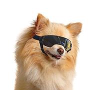 Enjoying Lunettes de Soleil pour Petit Chien, Protection UV, Coupe-Vent, antibuée, pour Animal Domestique, Noir