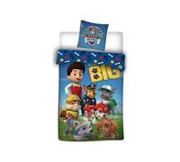 Enjoykids Housse de Couette Pat Patrouille - Parure de lit 140 x 200 cm Taie 63 x 63 cm
