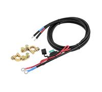 Enjoysolar Câble de batterie 6 mm² Contrôleur de charge solaire et batterie avec fusible M8 Œillets (130)