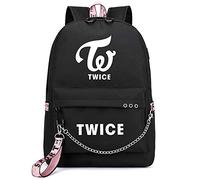 EnjoyYourLife Kpop TWICE Sac à Dos de Chargement USB de Style Casual Sacs pour Etudiants Sacs pour Ordinateur Portable pour Homme Femme
