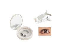Enjuvie Magnetic Eyelashes Kit, Enjuvie Magnetic Lashes, Magnetic Lashes with Applicator Enjuvie, Double Sided Magnetic Eyelashes, Reusable Glueless Magnetic Eyelashes Natural Look (1set,USB05)