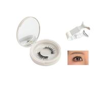 Enjuvie Magnetic Eyelashes Kit, Enjuvie Magnetic Lashes, Magnetic Lashes with Applicator Enjuvie, Double Sided Magnetic Eyelashes, Reusable Glueless Magnetic Eyelashes Natural Look (1set,USB01)