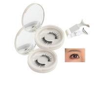 Enjuvie Magnetic Eyelashes Kit, Enjuvie Magnetic Lashes, Magnetic Lashes with Applicator Enjuvie, Double Sided Magnetic Eyelashes, Reusable Glueless Magnetic Eyelashes Natural Look (2set,USB01)