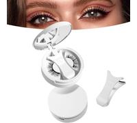 Enjuvie Magnetic Eyelashes with Applicator, 2025 New Cils Magnétiques,Magnetic Lash Kit,Waterproof MagneticEye lashes Kit Easy To Put On,Reusable No Glue/Liner Needed Effortless Natural Look Glam (A1)