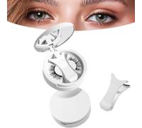 Enjuvie Magnetic Eyelashes with Applicator, 2025 New Cils Magnétiques,Magnetic Lash Kit,Waterproof MagneticEye lashes Kit Easy To Put On,Reusable No Glue/Liner Needed Effortless Natural Look Glam (A8)