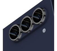 Protection Caméra pour Samsung Z Fold 6 Verre Trempé 9H Contour Métal Enkay Noir