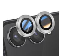 Enkay Protection d'Objectif Caméra pour Galaxy Z Flip 7 Double lentille Argent