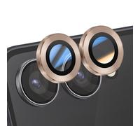 Enkay Protection d'Objectif Caméra pour Galaxy Z Flip 7 Double lentille Dorée
