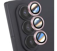 Enkay Protection d'Objectif Caméra pour Galaxy Z Fold 7 Triple lentille Rose