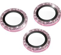 Enkay, protection pour appareil photo pour Samsung Galaxy S24 3x films pailletés, or rose