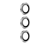 Enkay Protège Caméra pour Samsung Galaxy S24 Verre Trempé 9H Contour Coloré Argent