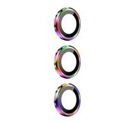 Protège Caméra pour Samsung Galaxy S24 Verre Trempé 9H Contour Coloré Enkay Multicolore