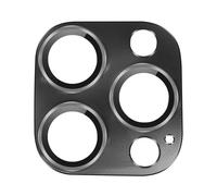 Enkay Verre Caméra pour iPhone 15 Pro et 15 Pro Max Cadre Alliage Aluminium Gris foncé