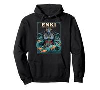 Enki Anunnaki Eau Dieu Sagesse Création Mythologie Symbole Sweat à Capuche
