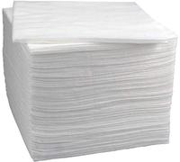 Enki luxe jetable cheveux et beauté serviette (blanc) 56gsm, 40cm x 80cm (1 x paquet de 50 serviettes)