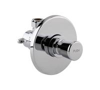 ENKI Vision BT4024 Robinet de Douche Chromé à Fermeture Automatique - Encastrement Dissimulé, Temps Réglable 10-20 Secondes, Laiton Massif