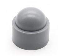 Enkotrade Lot de 12 capuchons de protection hexagonaux gris pour M18, largeur de clé 27, pour vis et écrous