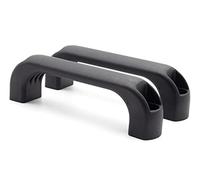 Enkotrade Lot de 2 poignées en forme de D avec trous traversants - Largeur : 140 mm - En plastique