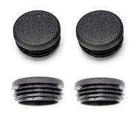 Enkotrade Lot de 21 bouchons à ailettes ronds avec un diamètre de 27 mm, bouchons de tuyau, bouchons en polyéthylène de haute qualité, bouchons, capuchons