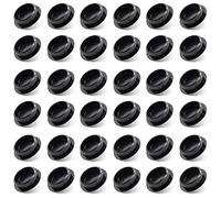 Enkotrade - Lot de 36 bouchons de recouvrement - 30 x 25 mm - Trou de perçage de 25 mm de diamètre - Couvercle de tuyau en polyéthylène - Capuchons en plastique - Obturateur - Capuchon de fermeture