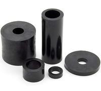 Enkotrade Lot de 4 entretoises rondes en plastique pour M6 - 20 x 6,3 x 20 mm