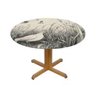 EnkzpoHen Nappe imprimée colombe hydrofuge, nappe de table pour maison, restaurant, hôtel, 140 cm