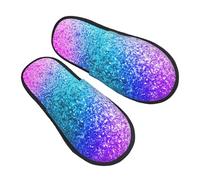 EnkzpoHen Pantoufles chaudes à paillettes pour homme et femme, légères, respirantes, confortables et décontractées