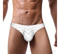 EnkzpoHen Slip extensible pour homme avec imprimé alphabet en langue des signes, élégant, confortable et doux, Noir , XXL