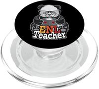 ENL Enseignant Anglais Nouvelle Langue School Panda PopSockets PopGrip pour MagSafe