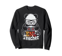 ENL Enseignant Anglais Nouvelle Langue School Panda Sweatshirt