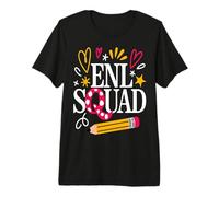 ENL Squad Teacher English New Language School T-Shirt Haut de Gamme