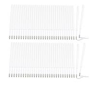 ENLACE Lot de 100 recharges pour stylo à bille 1 mm, 50 bleues + 50 noires, 9,8 cm