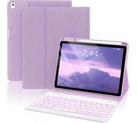 Enlarged Keyboard for iPad 7th 8th & 9th Generation 10.2"", Anti-Drop Keyboard for iPad Air 3rd Generation and iPad Pro 10.5 inch (Purple, Classic Style)