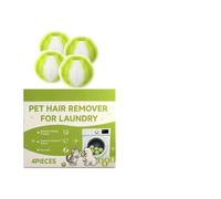 Enleve-Poils d'Animaux Pour Linge - 4 Boules Nettoyantes à Peluches Réutilisables | Enleve-Peluches Pour Machine à Laver - Pour Salle de Bain Tissu d'Ameublement Canapé Maison Linge Sécheuse