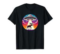 Enlèvement de vaisseau spatial extraterrestre par un orignal T-Shirt