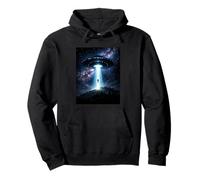 Enlèvement d'OVNI Dramatique Conspiration Cosmique Extraterrestre Vaisseau Spatial Sweat à Capuche